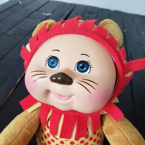 Cabbage Patch Kids CPK Baby Doll Plush Lion Stuffed Zoo Animal Toy - Picture 4 of 4